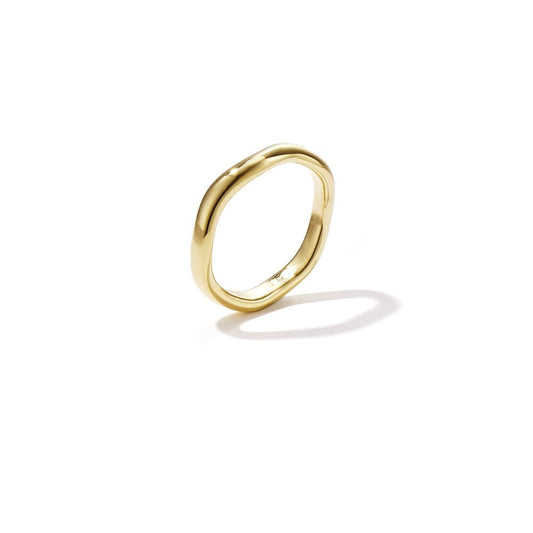 Golden Wave Ring