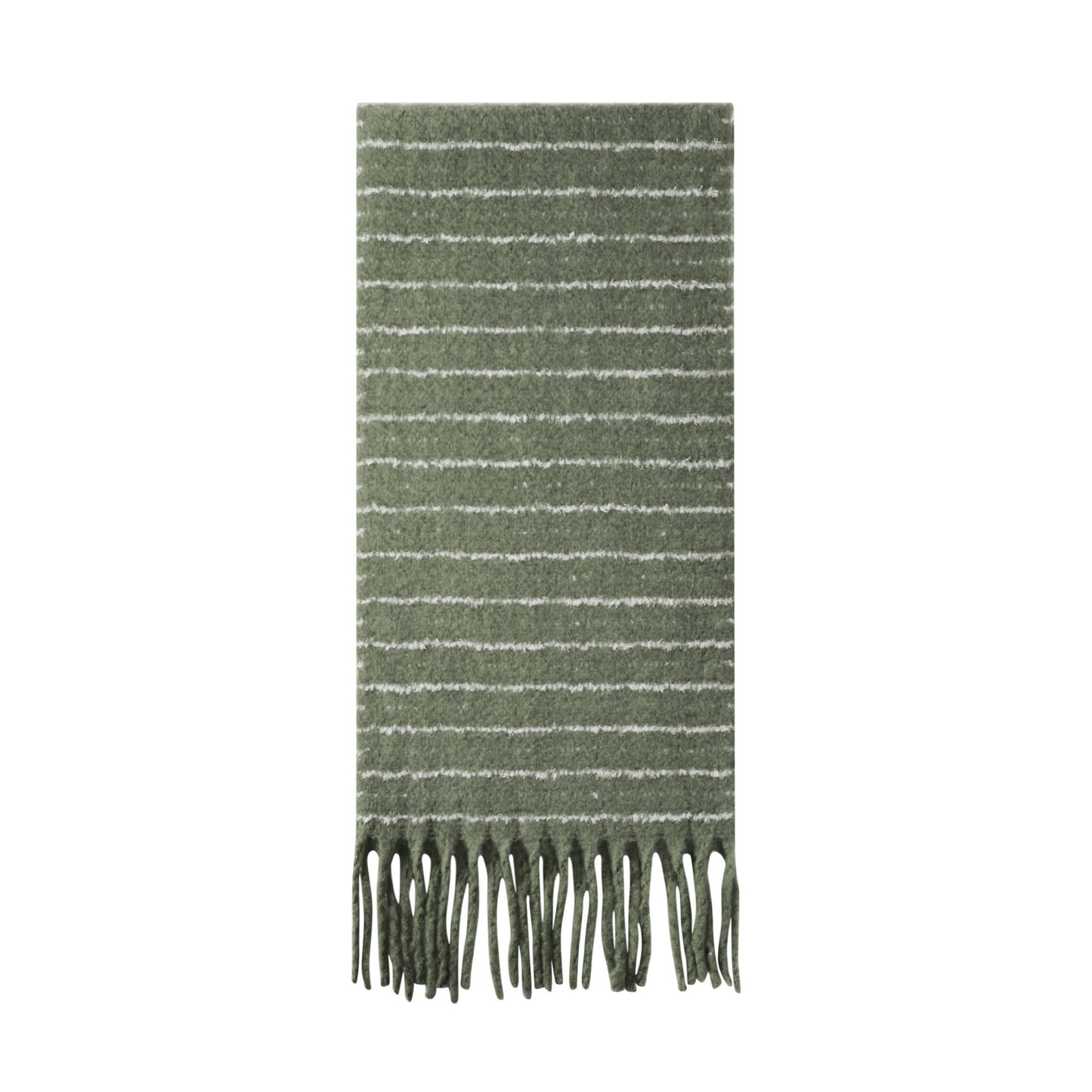 Daily Stripe Sjaal - Donkergroen