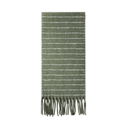 Daily Stripe Sjaal - Donkergroen