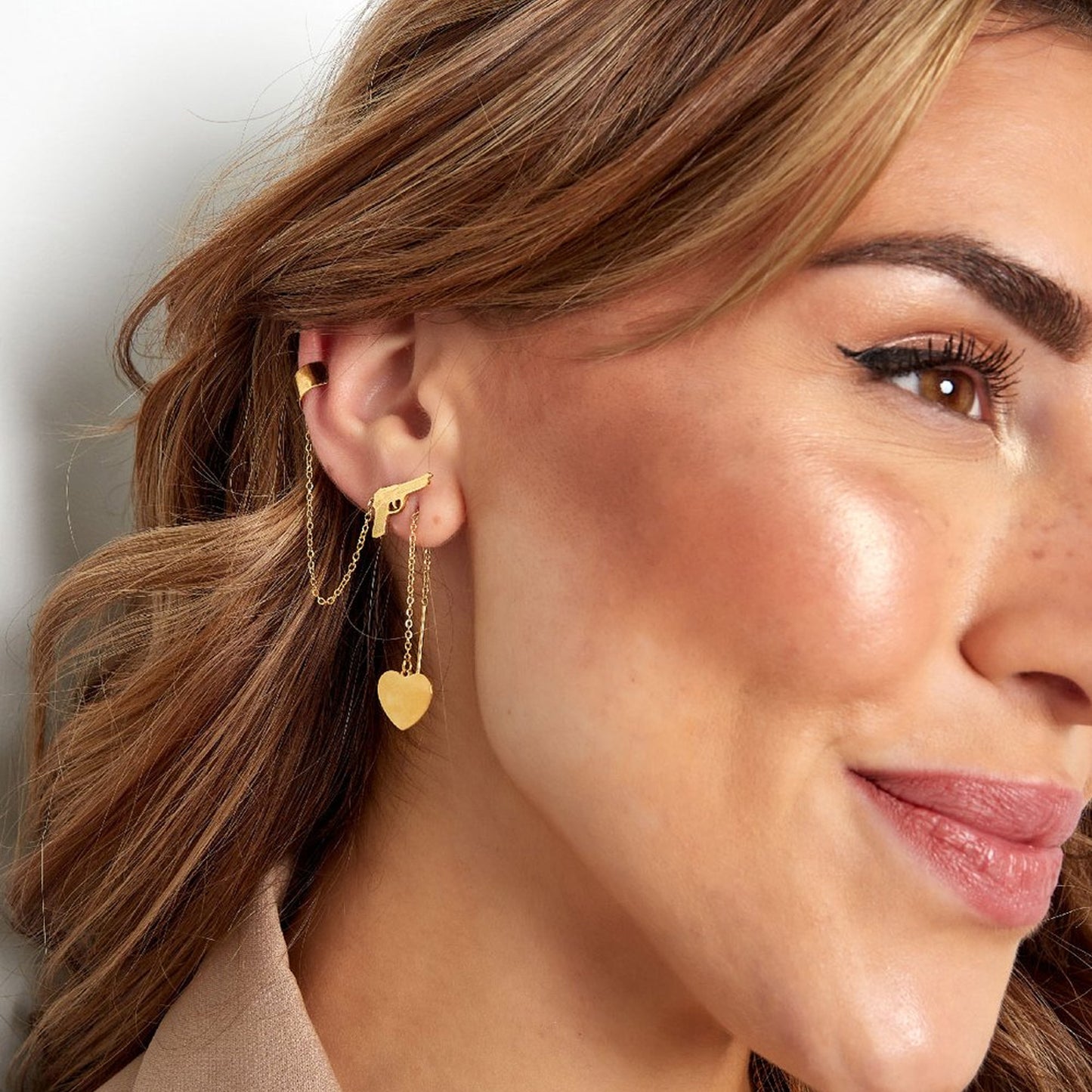 Gun Ear Cuff Earring