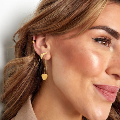 Gun Ear Cuff Earring