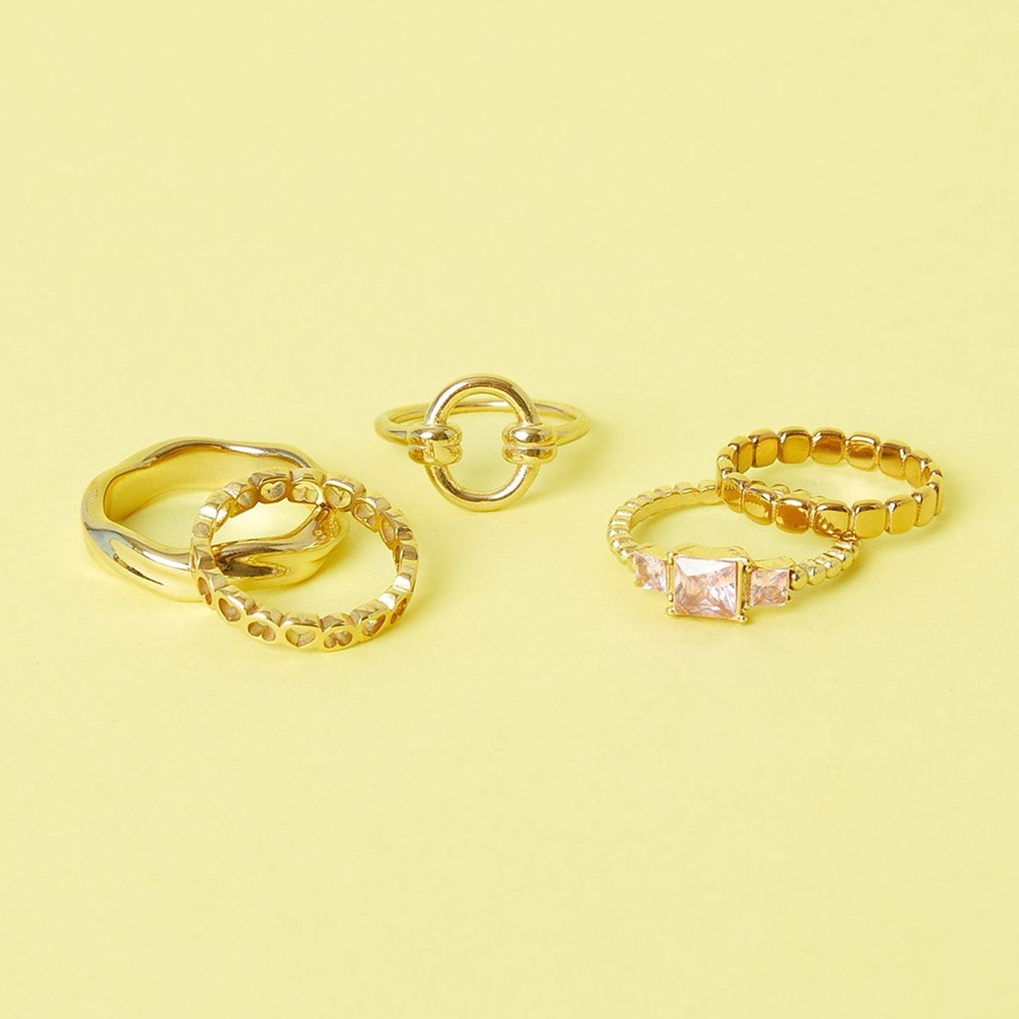 Halo Ring Goud