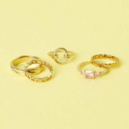 Halo Ring Goud