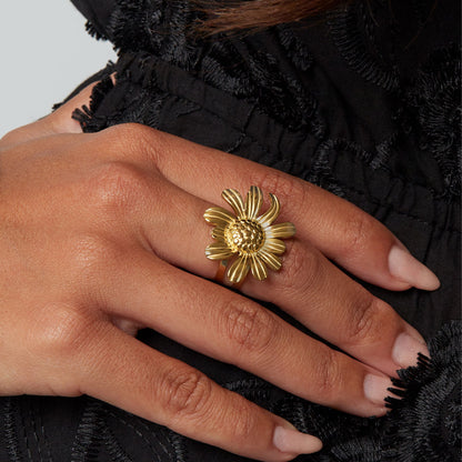 Happy Daisy Ring Zilver