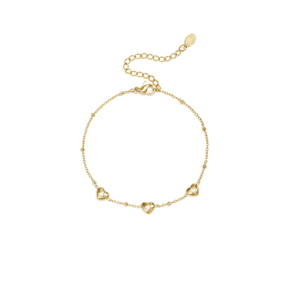 Heart Glow Armband Goud