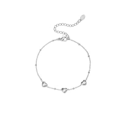 Heart Glow Armband Zilver