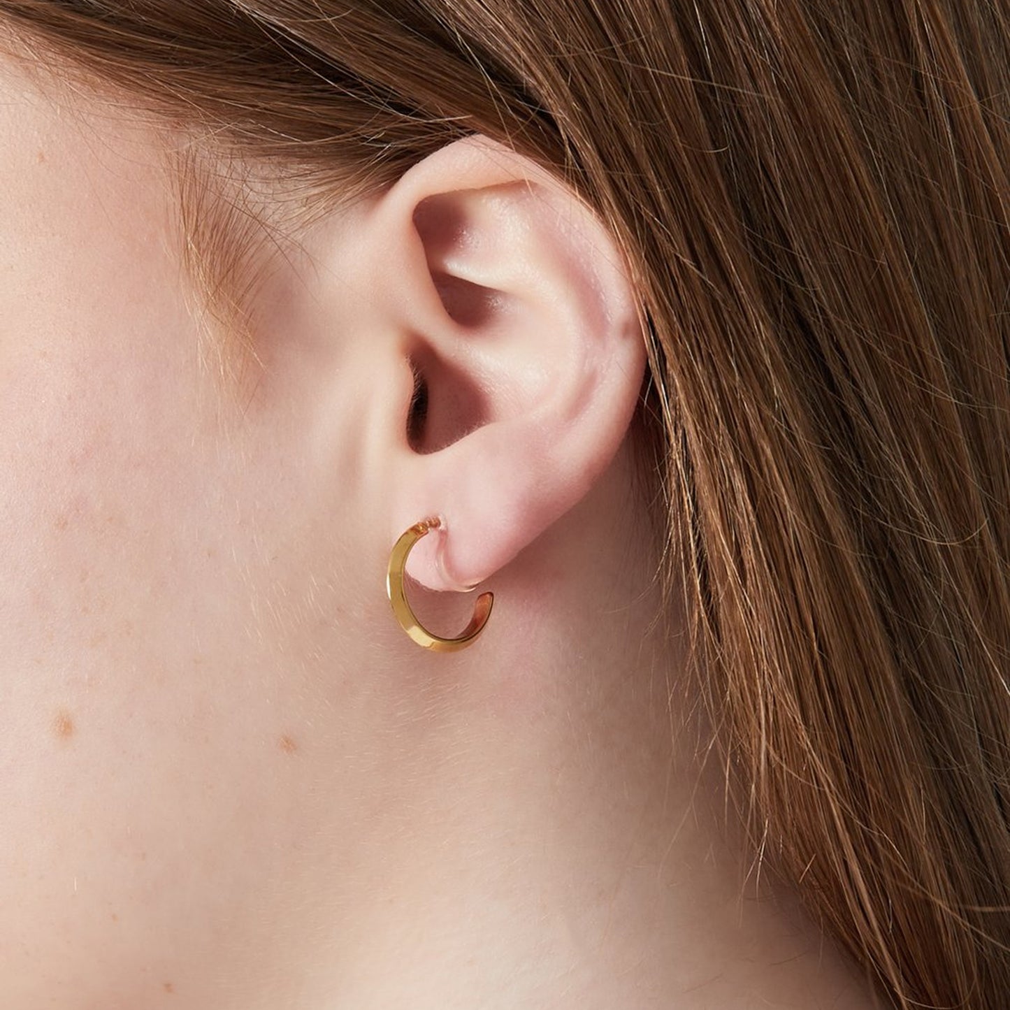 Hoop Clipoorbellen Small Goud