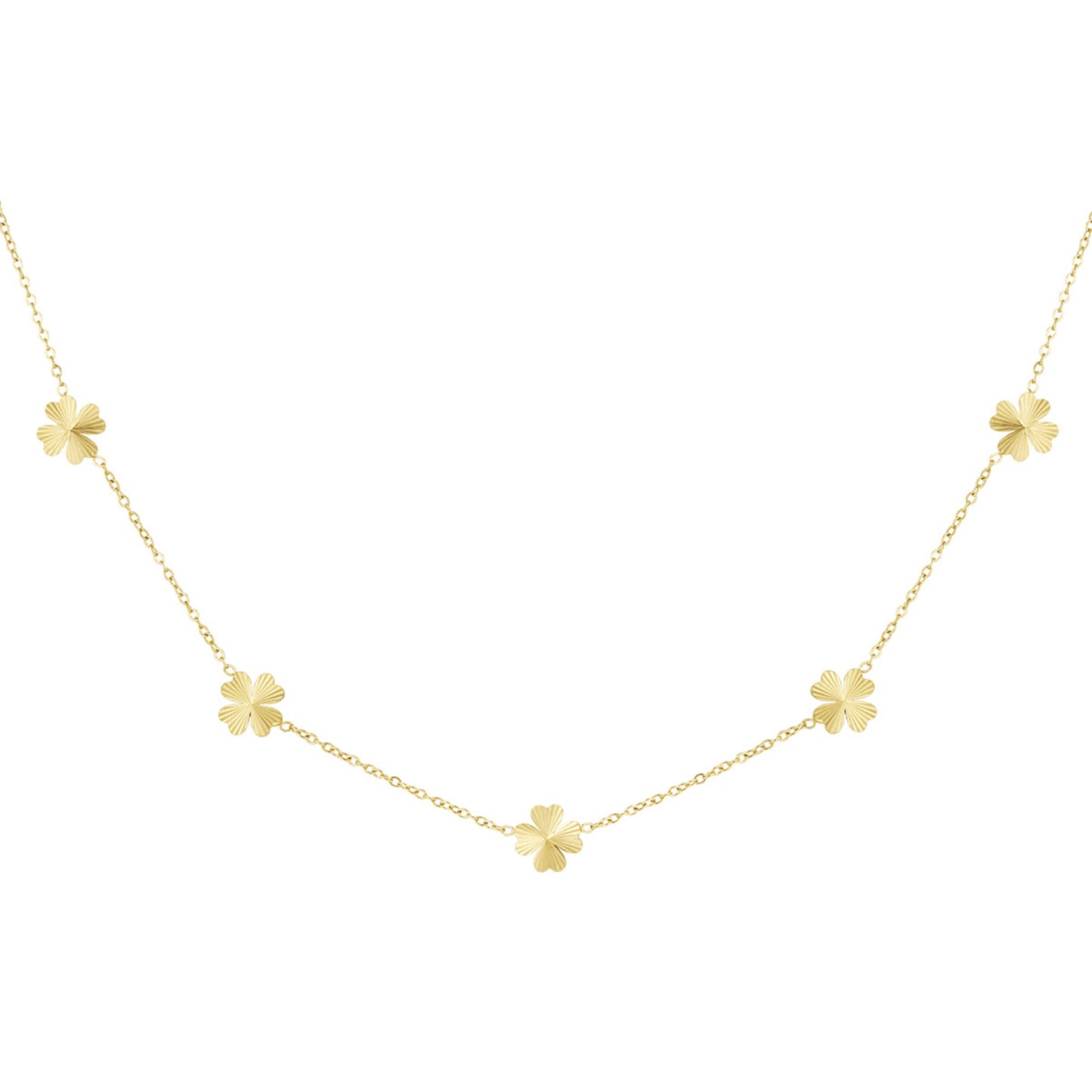 Leafy Luck Ketting Goud