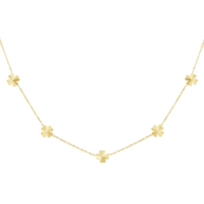 Leafy Luck Ketting Goud