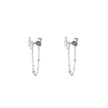 Lightning Oorbellen Zilver