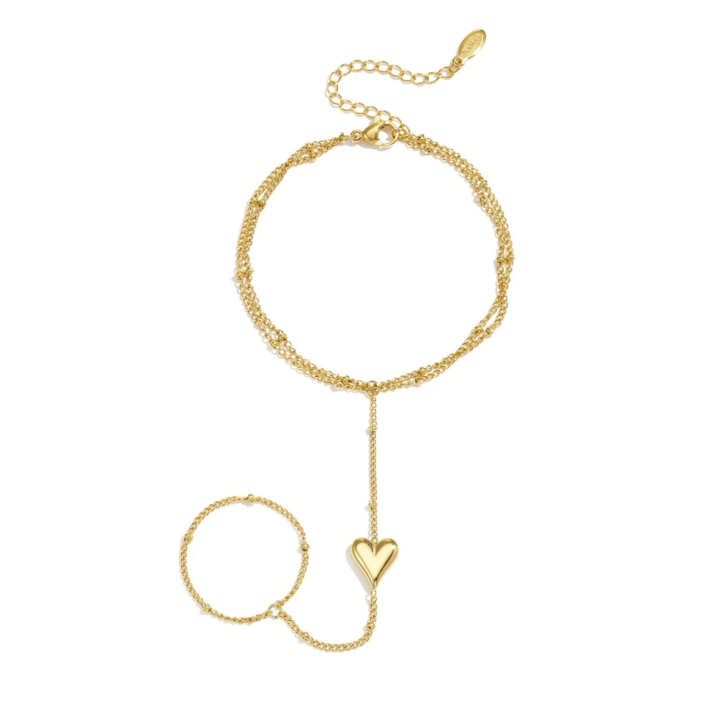 Lovely Hand Chain Goud