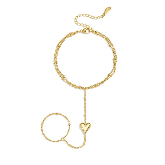 Lovely Hand Chain Goud
