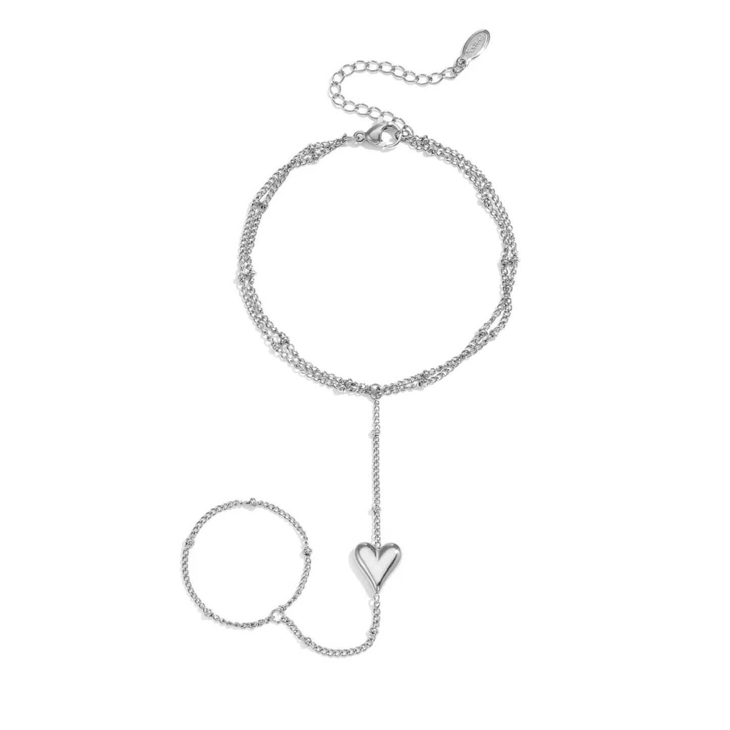 Lovely Hand Chain Zilver