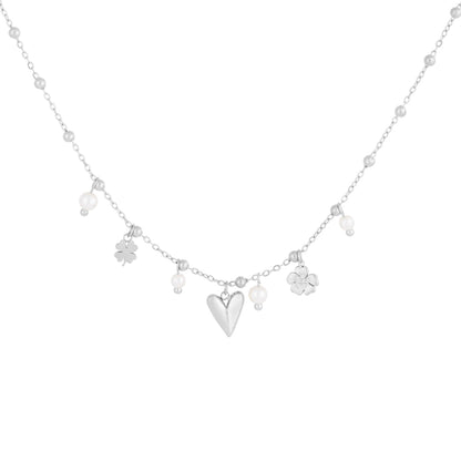 Lucky Love Ketting Zilver