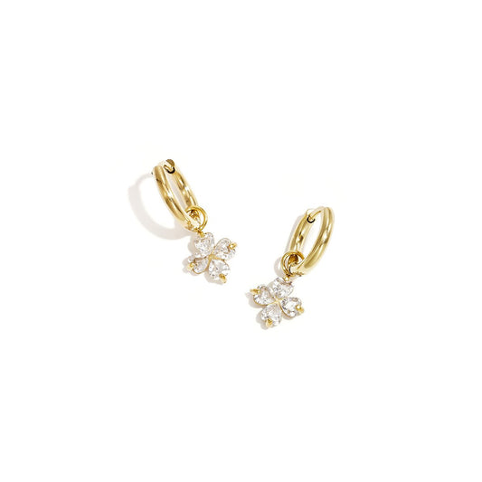 Lucky Spark Hoop Oorbellen Goud