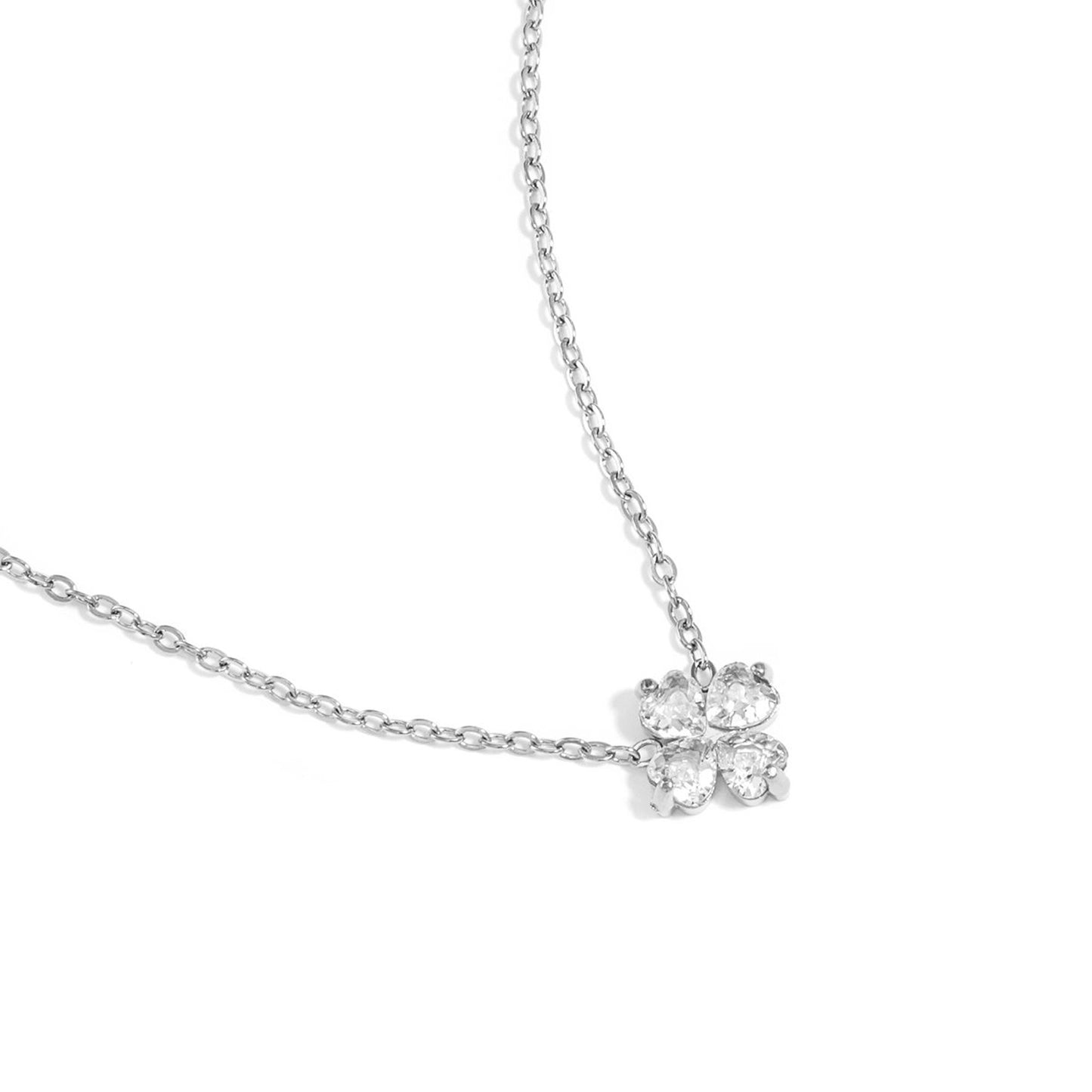 Lucky Spark Ketting Zilver