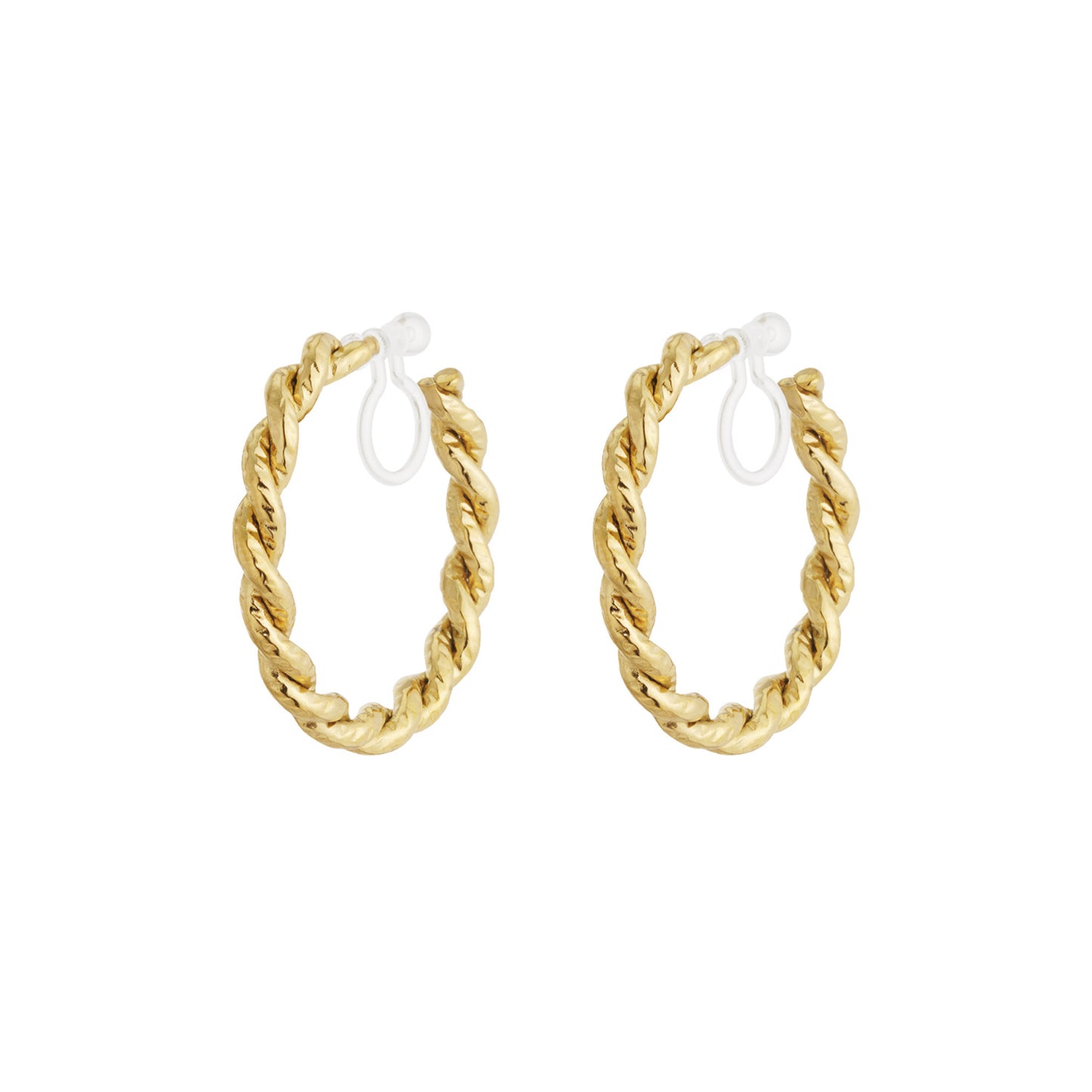 Luxe Hoops Clip Oorbellen Goud
