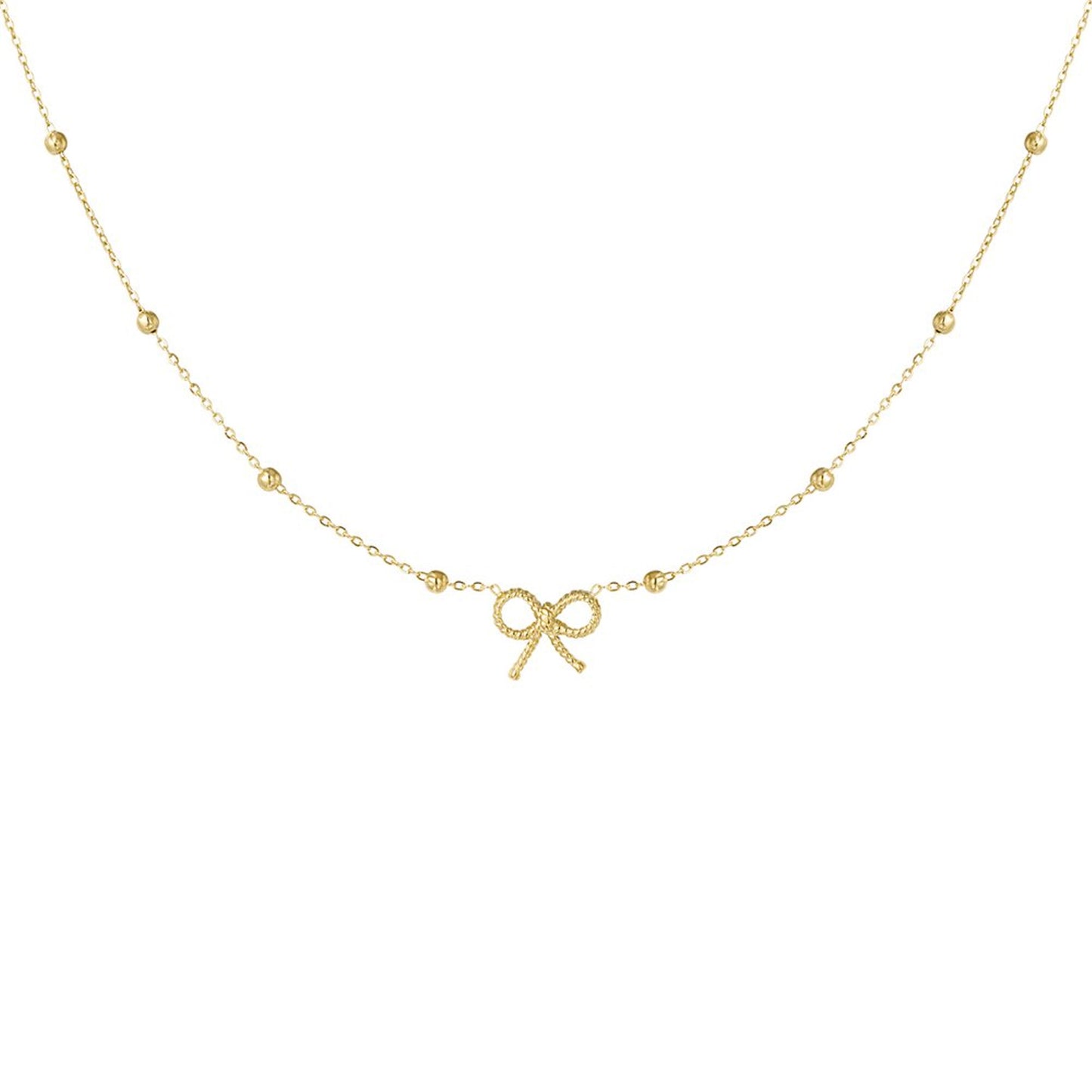 Luxe Strik Ketting Goud