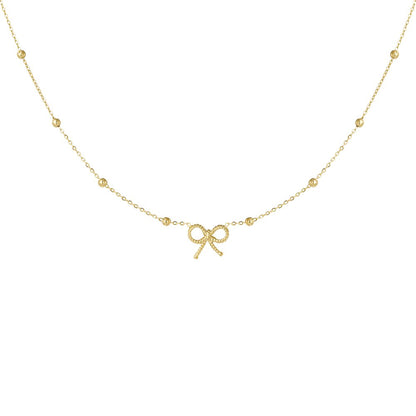 Luxe Strik Ketting Goud