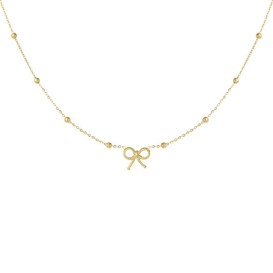 Luxe Strik Ketting Goud