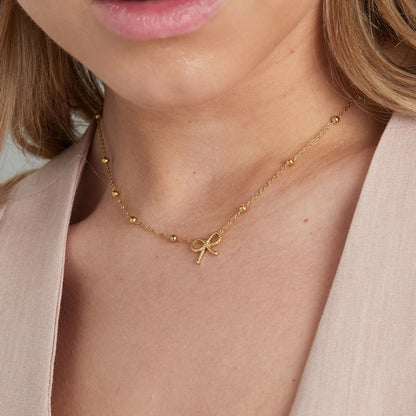 Luxe Strik Ketting Goud