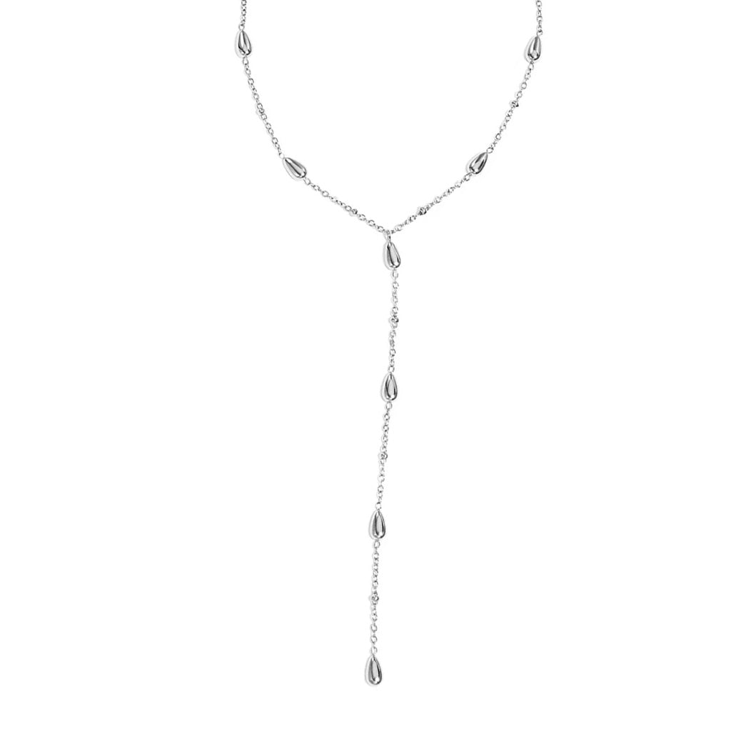 Luxe Y Ketting Zilver