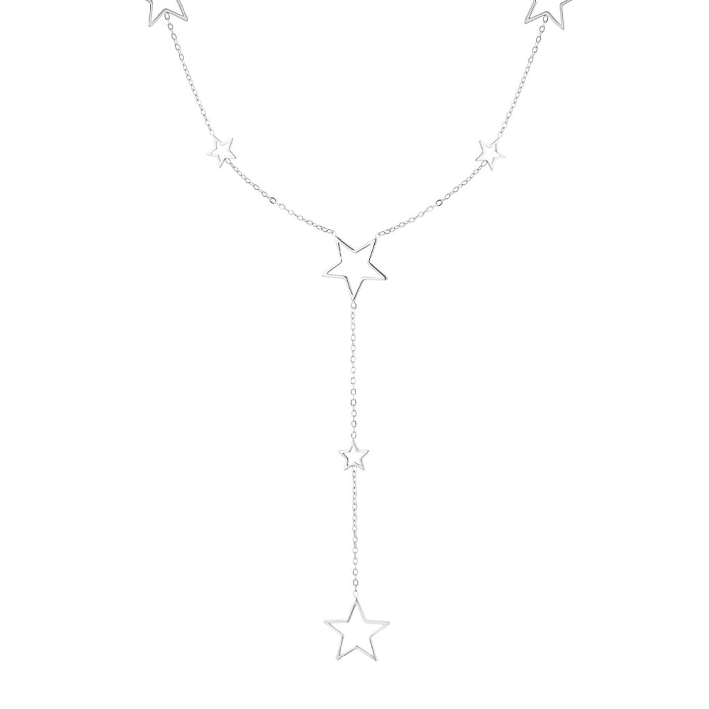 Midnight Sparkle Ketting Zilver