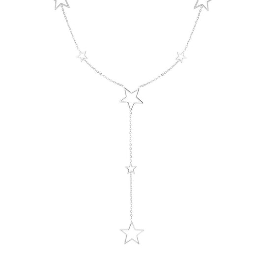 Midnight Sparkle Ketting Zilver