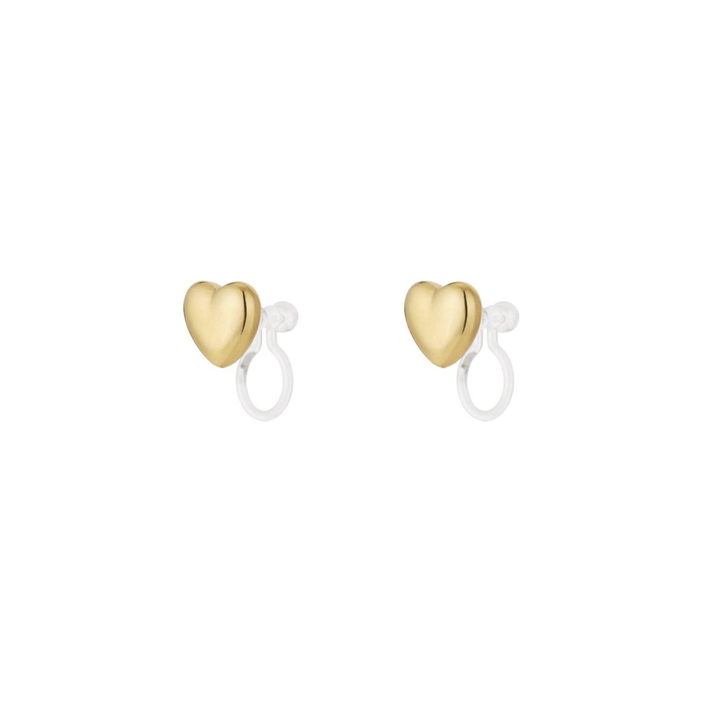 Mini Heart Clipoorbellen Goud