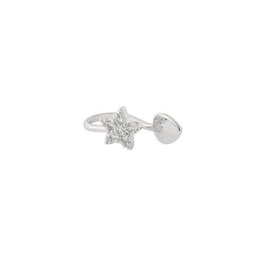 Nose & Ear Cuff Star Zilver