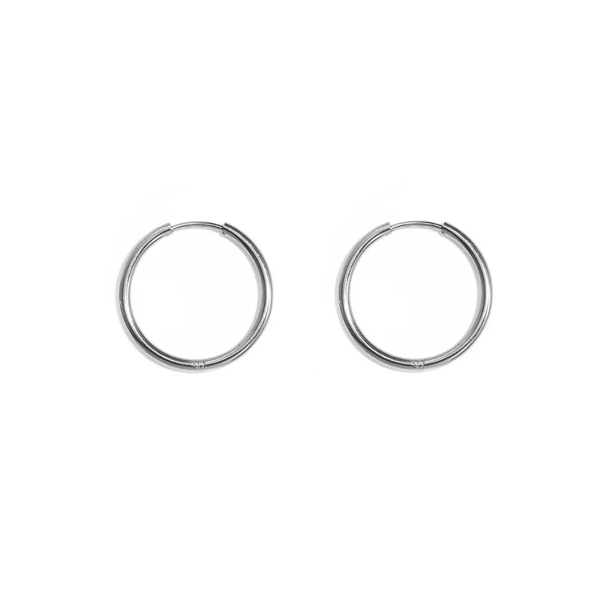Nova Hoops Large Oorbellen Zilver