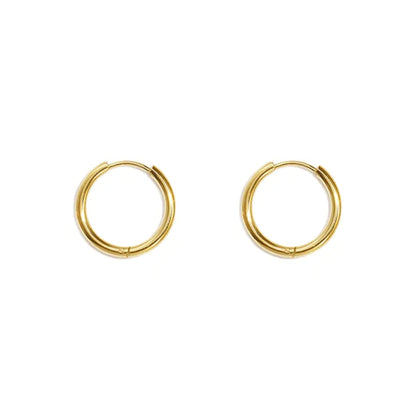 Nova Hoops Medium Oorbellen Goud