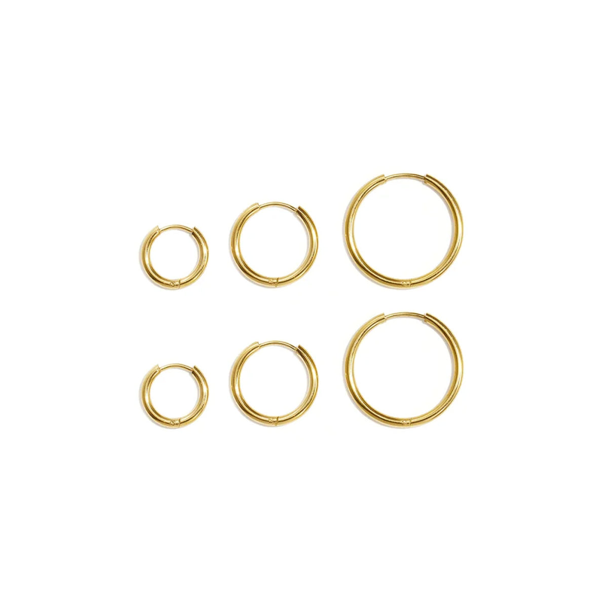 Nova Hoops Set Oorbellen Goud