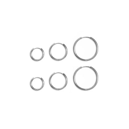 Nova Hoops Set Oorbellen Zilver