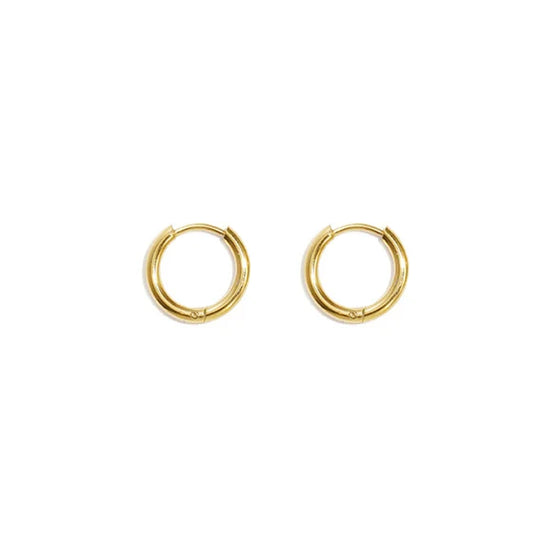 Nova Hoops Small Oorbellen Goud