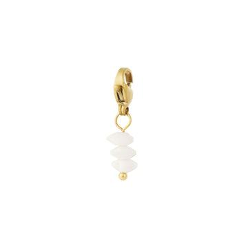 Ocean Stone Charm Goud (diverse kleuren)