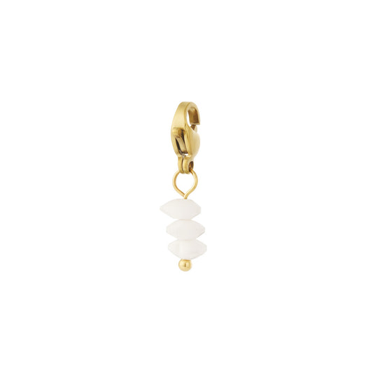 Ocean Stone Charm Goud (diverse kleuren)