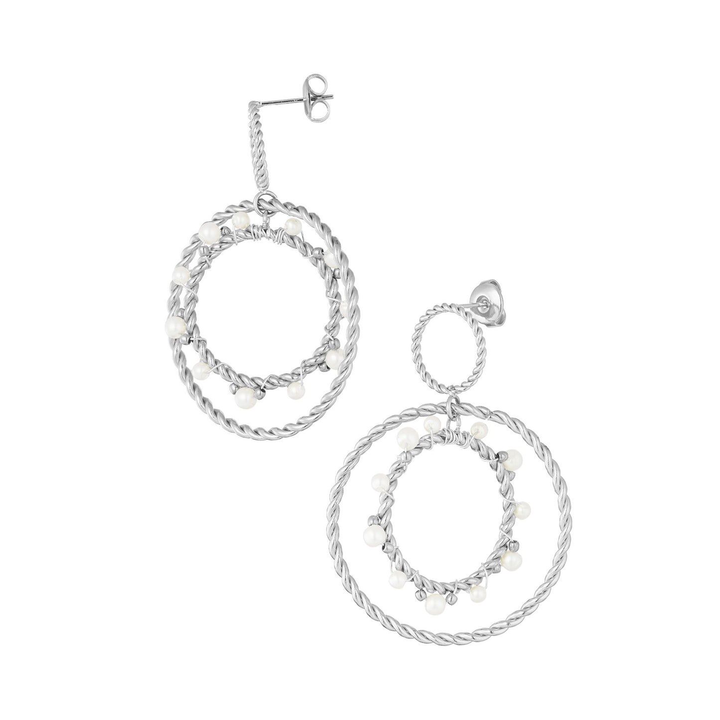 Oorbellen Evy Zilver