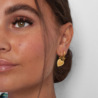 Oorbellen Klein Hart Zilver