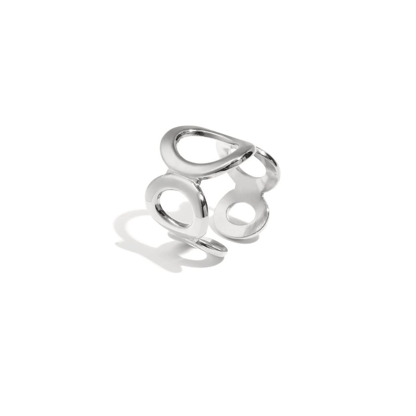 Open Circle Ring Zilver