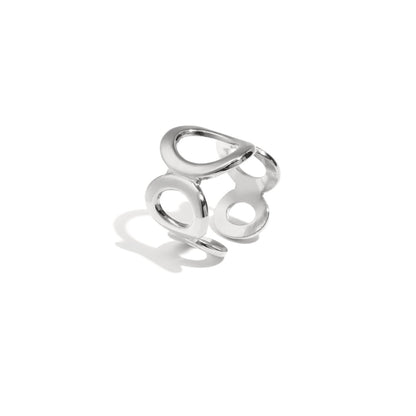 Open Circle Ring Zilver