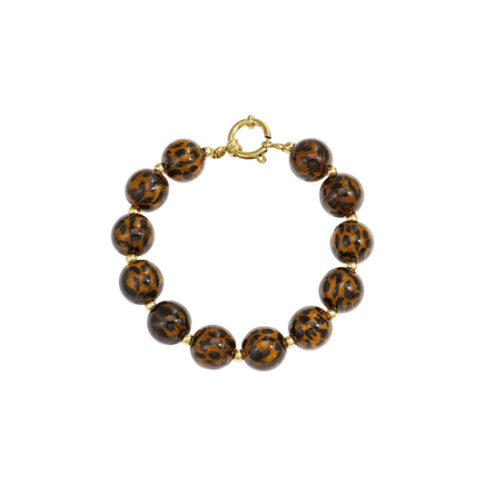 Panther Glow Charm Armband