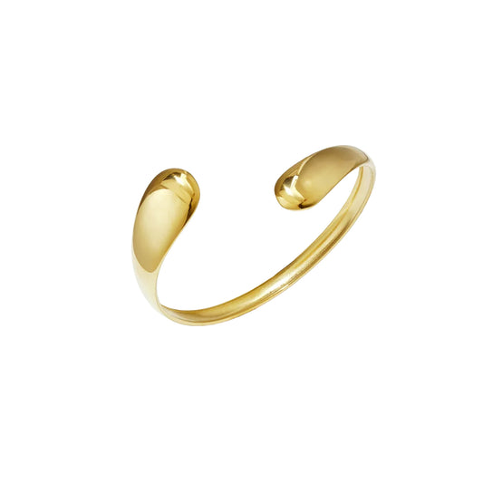 Pearl Drop Bangle Goud
