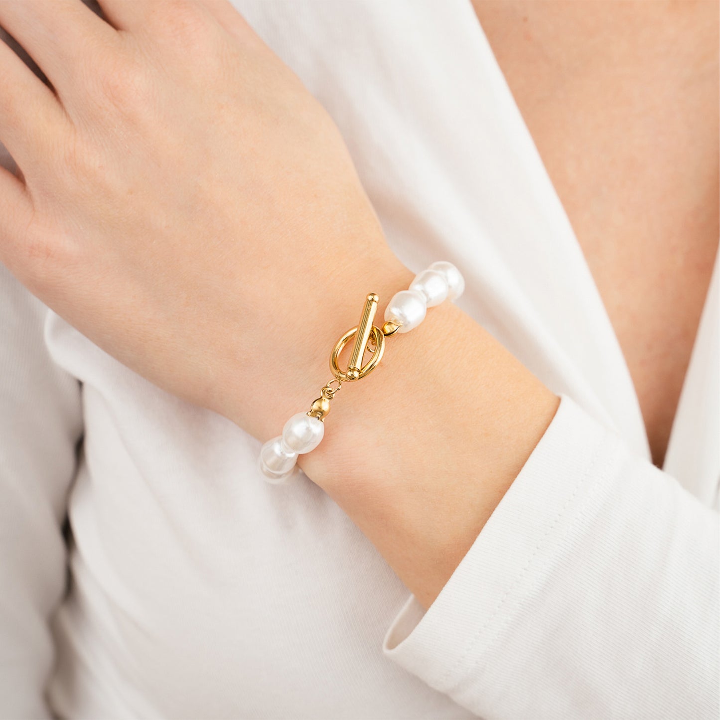 Pearl Majesty Armband Goud
