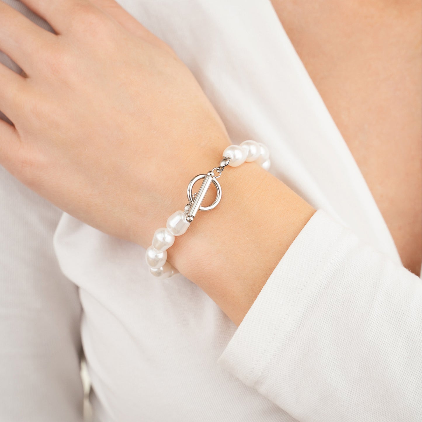 Pearl Majesty Armband Zilver