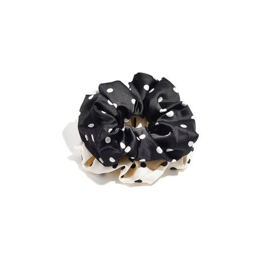 Polka Dots Scrunchie Duo