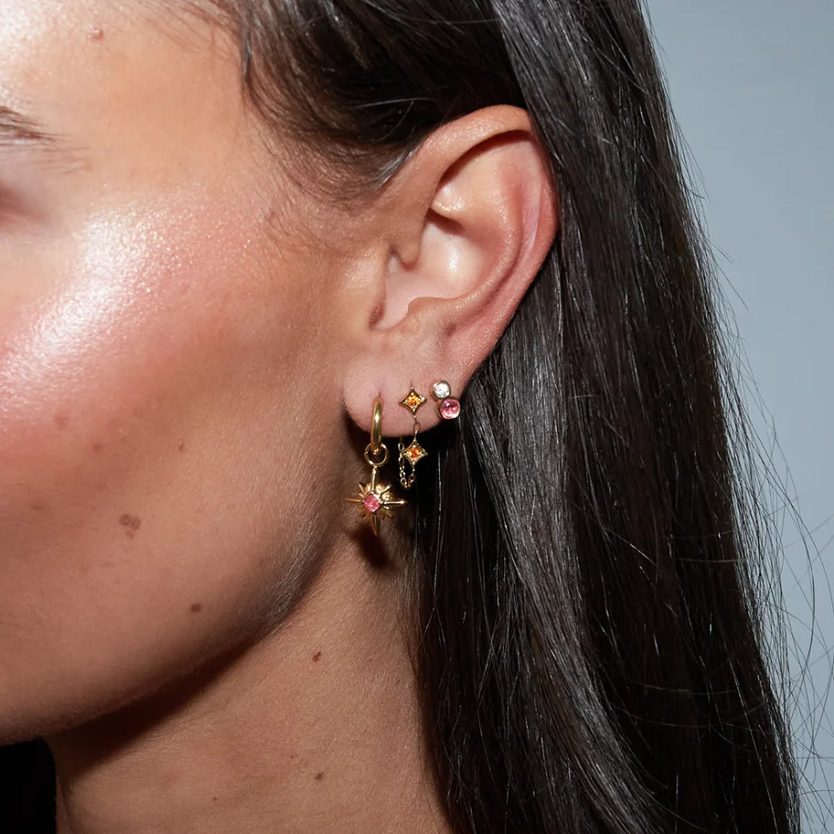 Starry Stack Oorbellen Set Goud (diverse kleuren)