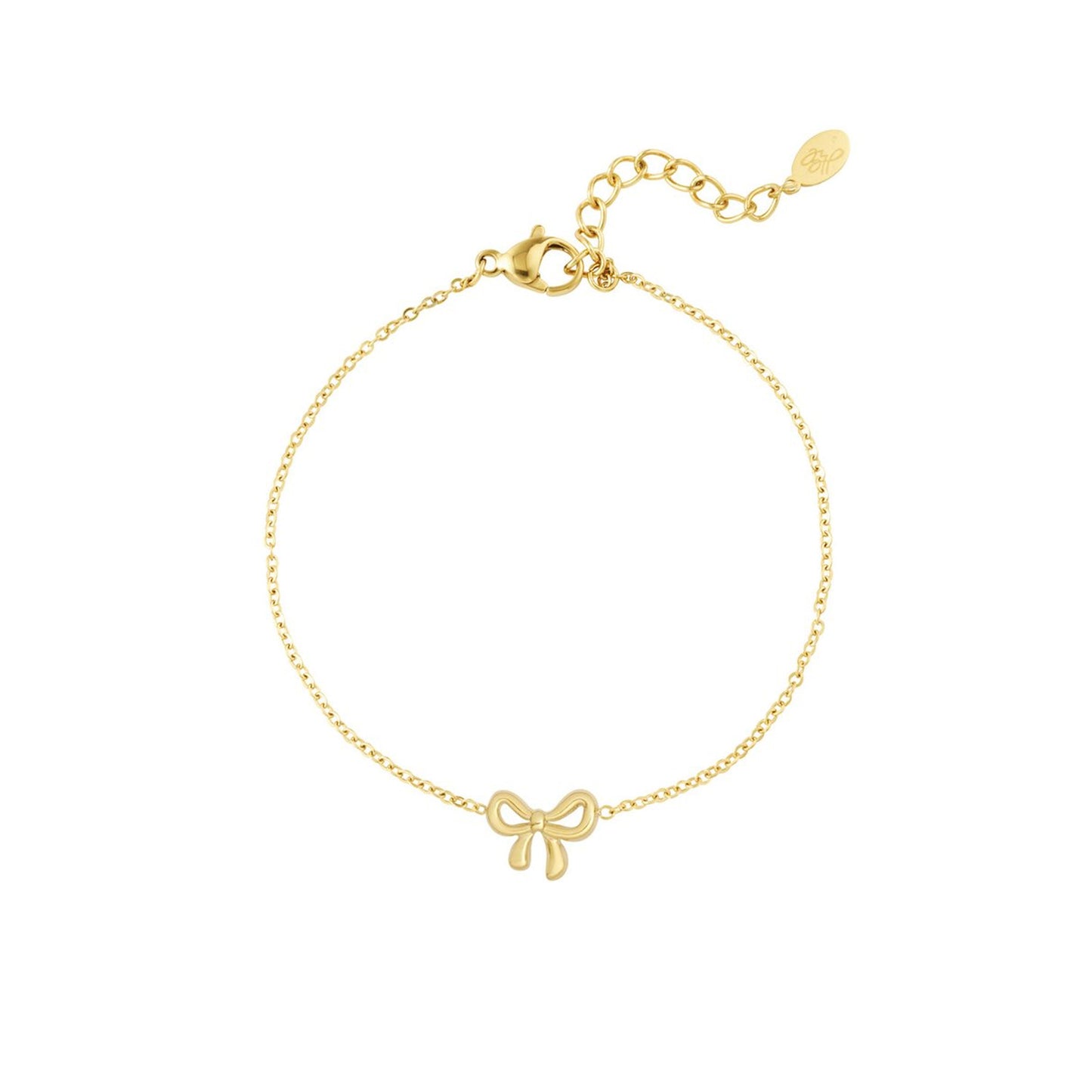 Simpele Strik Armband Goud