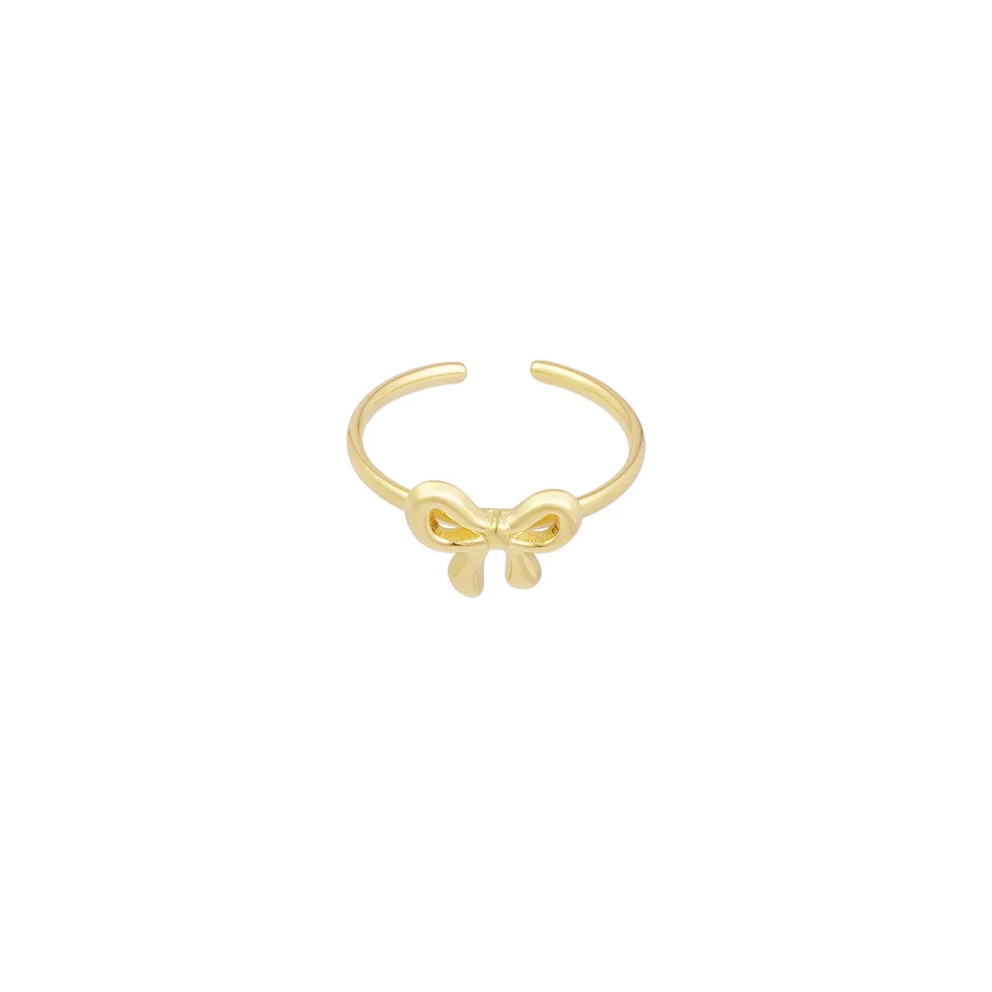 Simpele Strik Ring Goud