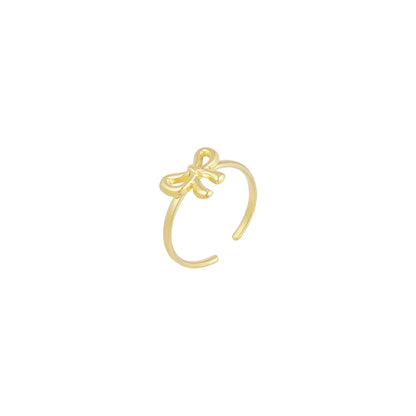 Simpele Strik Ring Goud